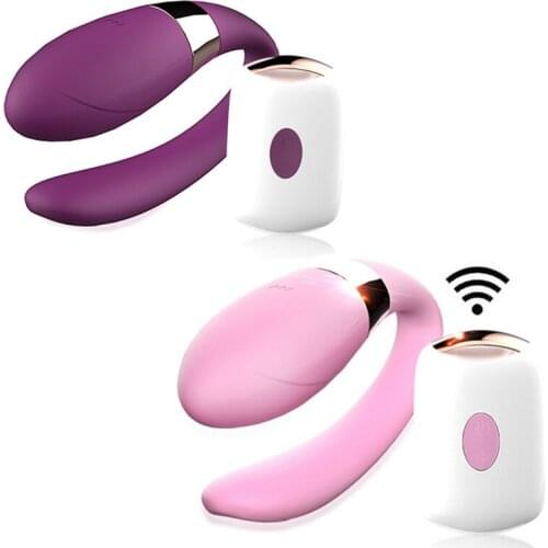 7 Speeds U Shape Mini G-Spot Strapon Love Sex Egg Vibrators Silicone Wireless Remote Control Panties Jump Egg Sex Toy for Women