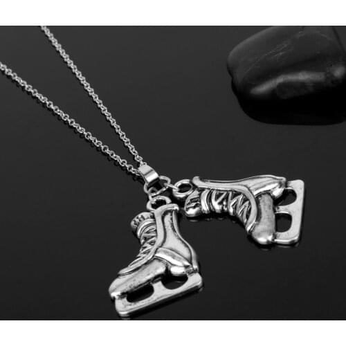 Anime Yuri On Ice Necklace Yuri Katsuki Skate Shoes Pendant Necklace For Men Women Gifts