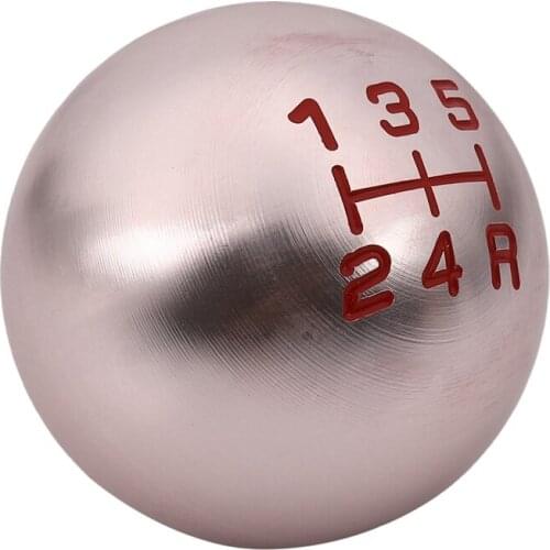 Automotive Cnc Aluminum 5-Speed Jdm Spherical Shift Gear Knob For Honda Feicheng Civic City Fd2 Fn2 Ep3 R Dc2 Dc5 Ap1 Ap2 S2000