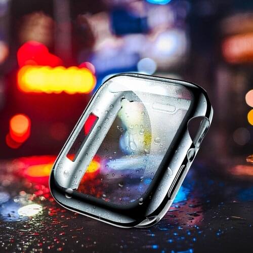 Cover For Apple Watch Case 44mm/40mm correa iwatch 42mm/38mm screen protector protective bumper accessories for series 6 5 4 3