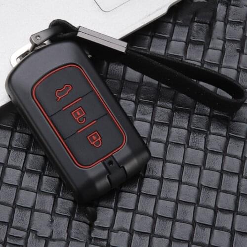 Car key case zinc alloy silica gel FOR Mitsubishi 2018 Mirage asx lancer 10 outlander colt LANCER Grandis Pajero Eclipse Cross
