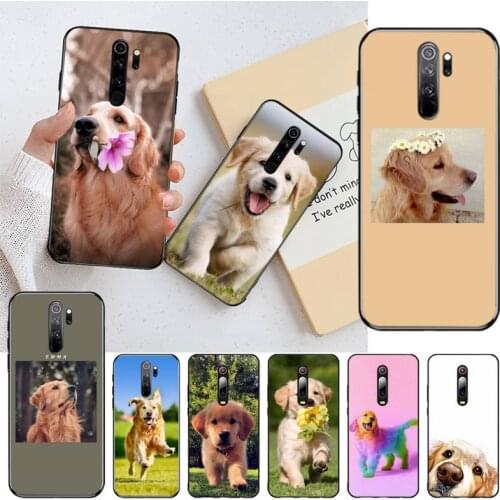 Golden Retriever dog Phone Case for Redmi 9A 8A 7 6 6A Note 9 8 8T Pro Max Redmi 9 K20 K30 Pro