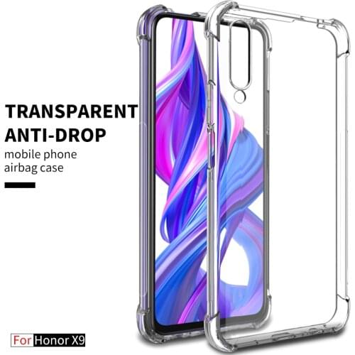 Airbag case honor 9x soft clear anti-shock cases for huawei honor 9x premium 9 x 9a 9c чехол fundas honor9x xonep 9 c a honor9a