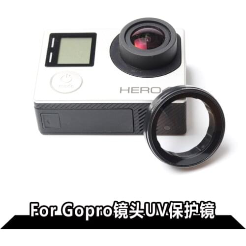 Clownfish For Gopro UV Filter Protection For Gopro Hero 3 3+ 4 Lens Cap Glass Lens Cover Case Camera Lens Protector Accessories