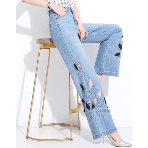 Широкие джинсы FERZIGE China At AliExpress