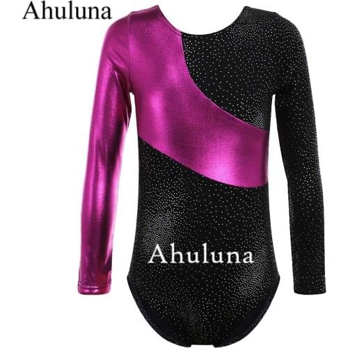 Gymnastics Leotard For Girls Long sleeve Athletic Dance Leotards Baby Girls Ballet Dress Acrobatics Dance Wear for Kids D025