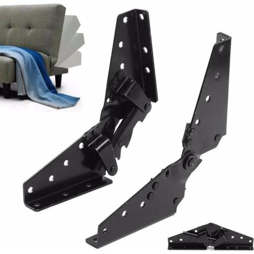 Hot-rolled metal Steel Black Sofa Bed Bedding Furniture Adjustable 3-Position Angle Mechanism Hinge Hardware High Quality