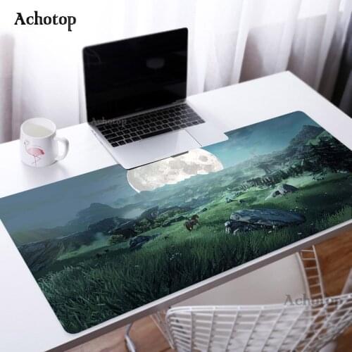 Gaming Mouse Pad 90x40cm gaming mousepad anime High quality office notbook desk mat HD print padmouse games pc gamer Pads Zelda