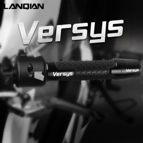 For Kawasaki 7/8 22MM Motorcycle Handlebar Grips Handle Bar Cap End Plugs VERSYS 300X 250 300 Versys 1000 650 X250 X300 Parts