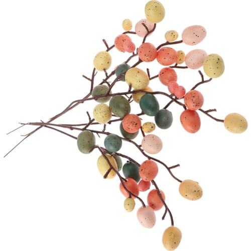 Creative Easter Egg Tree Decor Creative Branch With Painting Eggs Easter Egg Decoration Easter Supplies Party Suplies