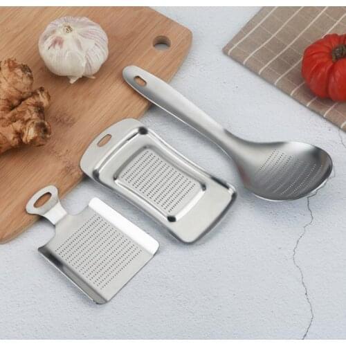 Kitchen Gadgets Stainless Steel Ginger Press Crusher Mini Garlic Grater Slicer Wasabi Chopper Cutter Cooking Tools SN1538