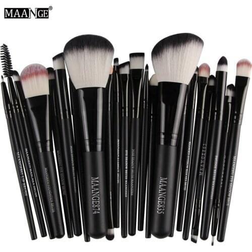 Hot Selling MAANGE 22 Sets Makeup Brush Set High Quality Beauty Makeup Tools of Eye Face Cosmetic Gift for Women