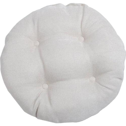 Solid Round Stool Seat Cushion Floor Pillow for Home Office Outdoor 30x30cm