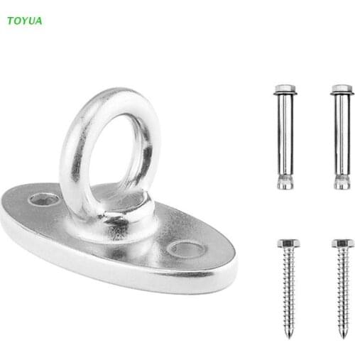 Stainless Steel Fixed Plate Hanging Hook Yoga Sandbag Bag Swing Chair Hammock 1XCC