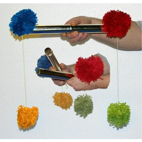 Pom Pom Stick Classic China Magic Tricks Magician Stage Close Up Accessories Illusions Gimmick Mentalism Funny Magia Wand Props