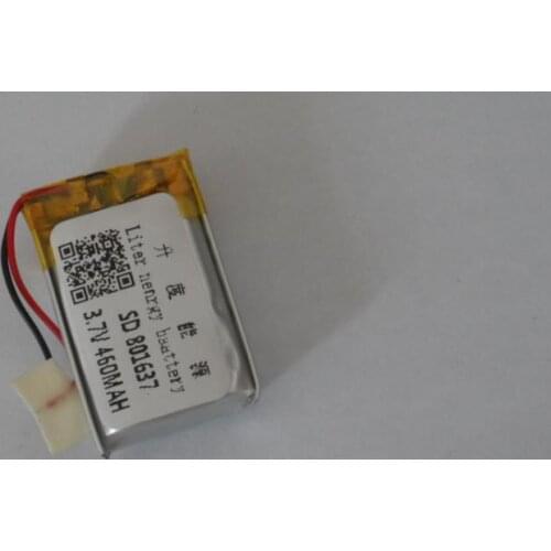 Lithium polymer battery manufacturers supply 801637 460mah beauty massage device lithium battery