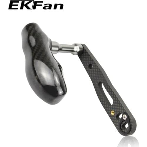 Spot Ekfan 1 knob T-shaped fishing handle, super good quality carbon fiber material, the latest in 2021