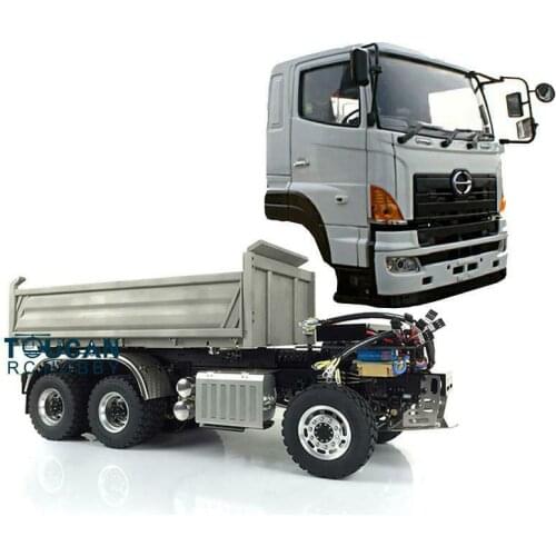 LESU 1/14 RC HN 6x6 Hydraulic 3-way Dumper Truck DIY Tmy Model Motor ESC THZH0208