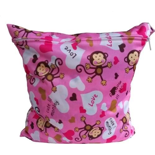 Baby Diaper Bag Pocket Wet Bag Waterproof Reusable Nappy Bags Travel Baby Nappy Mini Size Wet Dry Bags Wetbags 28 x 30 cm