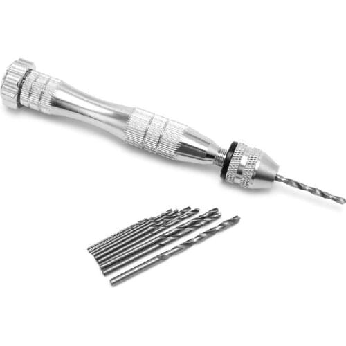 Precise Hand Drill Non-Slip Handlebar Hand-boring For Gimlet DIY Jewelry Accessories