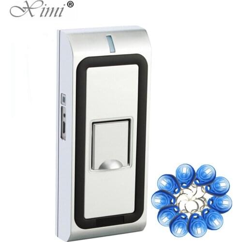 IP65 Waterproof Metal Biometric Fingerprint Door Access Control System Standalone Access Controller Metal Fingerprint Reader M90