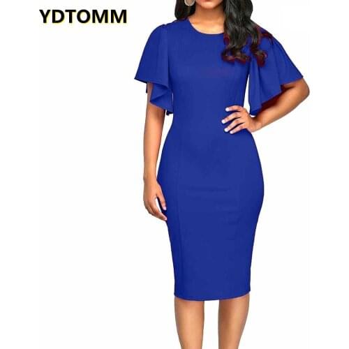 YDTOMM Short Sleeve Dresses