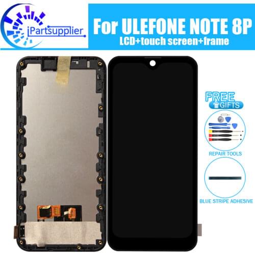 ULEFONE NOTE 8P LCD Display+Touch Screen Digitizer +Frame Assembly 100% Original New LCD+Touch Digitizer for ULEFONE NOTE 8P
