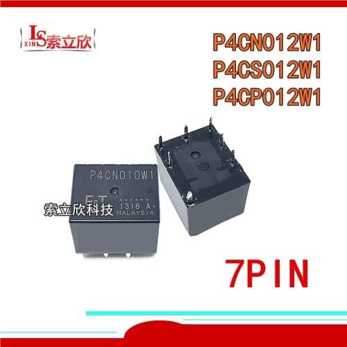 10PCS/lot 100%Original Automobile Relay P4CN012W1 P4CS012W1 P4CP012W1 7PIN Automobile central control relay