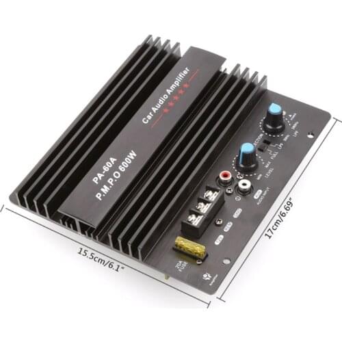 12V 600W Car Amplifier Board PA-60A Subwoofer Circuit Module