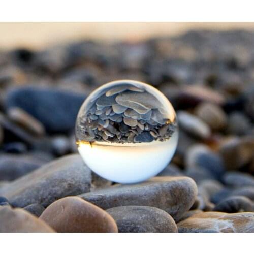 40/50/60/80/90mm Clear Glass Crystal Ball Healing For Sphere Photography Photo M17D