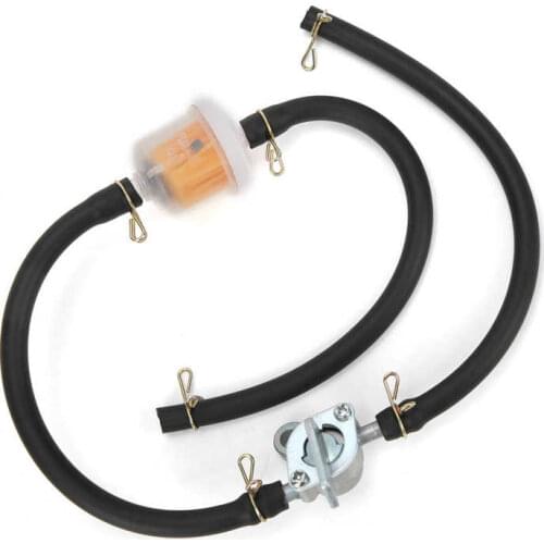 6mm Inline Fuel Tank Tap Filter Pipe with Petcock Switch Shut Off Valve Universal for ATVs Dirt Bike Moto accessories