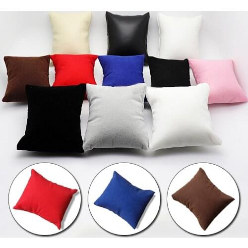 Velvet Jewelry Bracelet Bangle Pillow Display Holder Small Watch Holder Display Bracelet Pillow Cushion