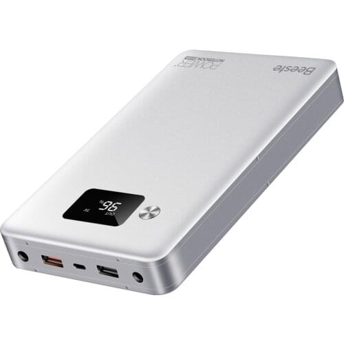 Beeste 2020 Aluminum powerbank DC 5V 9V 12V 16V 20V 24V PD charge 50000mAh portable power bank for router