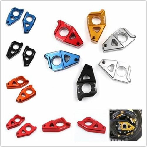 CNC Rear Axle Spindle Chain Adjuster Block Fit for Yamaha FZ1 FZ8 YZF-R1 YZF R1 TMAX 530 TMAX530