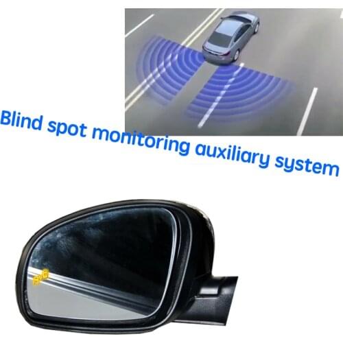 Car BSD BSM BSA Blind Area Spot Warning Drive Mirror Rear Radar Detection System For Skoda Fabia 5J 2007~2014