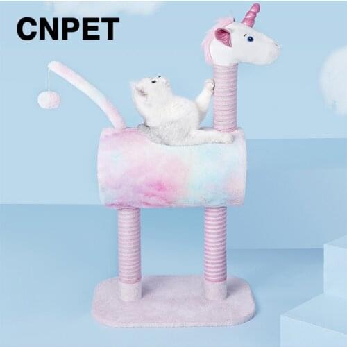 Cat Toy Unicorn Cat Climbing Frame Cat Tree Cat Litter Cat Scratching Post Four Seasons Universal Pet Toy