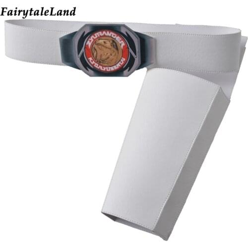 Halloween Cosplay Zyuranger Superhero Red Ranger Geki Costume Belt with Holster Tiger Rangers Burai Outfit Accessories