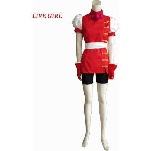 The King of Fighters Athena Asamiya Red And White Cosplay Costume