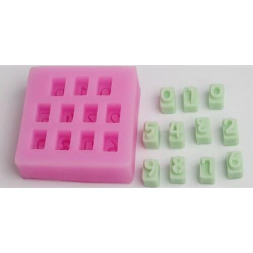 11 Holes Number Reusable Silicone Mold DIY Cake Chocolate Fondant Making Molds Baking Pastry Tools Cake Decoration