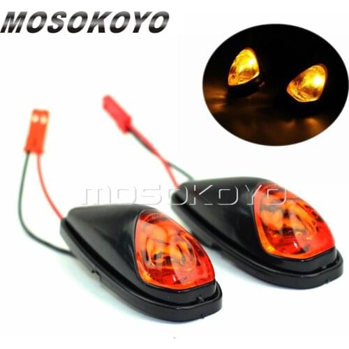 Motorcycle Flush Mount Turn Signal Amber Light Mini LED Indicator Lamp Side Blinkers for Cruiser Chopper Suzuki Honda Ducati