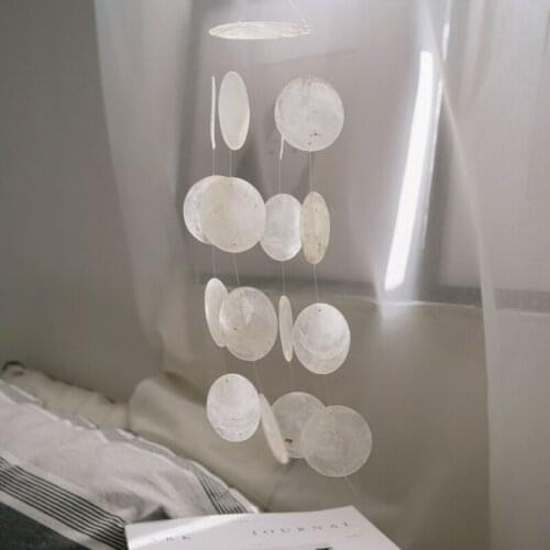 Shell Wind Chime Room Decoration Nordic Korean Style Home Office Kids Room Nursery Decor Hanging Wind Chimes Wall Decorations
