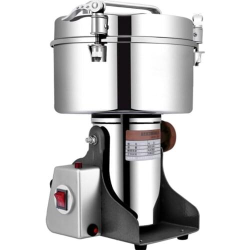 Stainless steel 4500g large capacity fine grinder Chinese medicine grinder household electric grinder