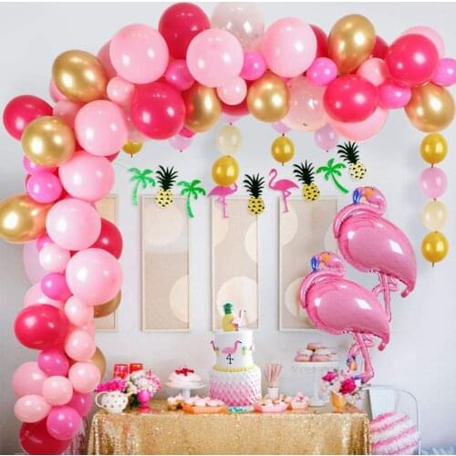 Pink Flamingo Balloon Garland Kit Party Decoration Birthday Party Balloons Baby Shower Valentines Day Decoration