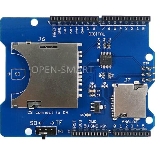 SD Card Shield SD Card Read and Write module MicroSD / TF Card Extension Board for Arduino