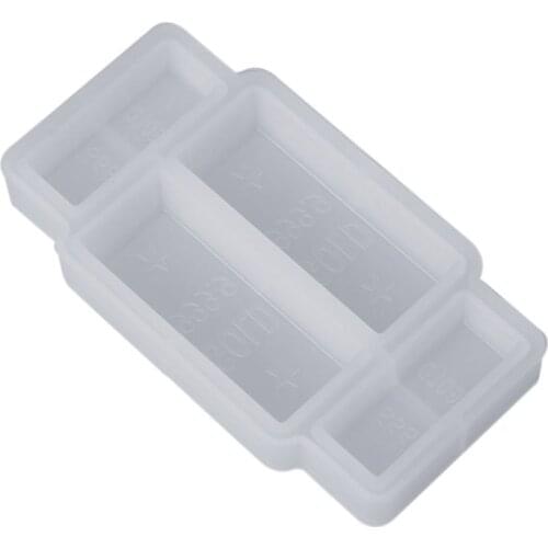 Silicone Mold DIY 3D Gold Bar Funny Birthday Cake Fondant Decoration Realistic Simulation Epoxy Resin Crafts Jewelry Making Tool