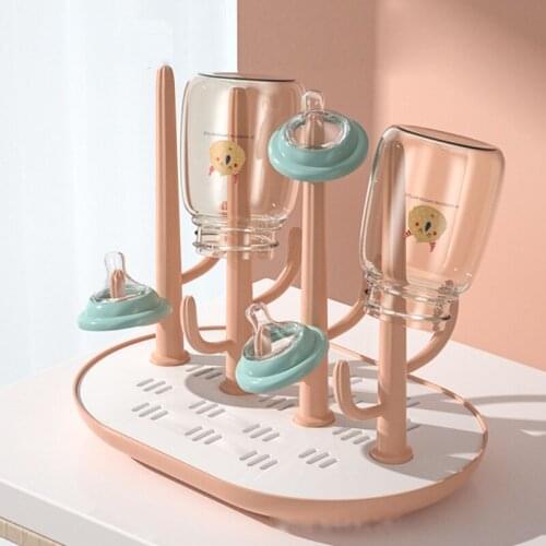 Baby Bottle Drying Rack Dryer Nipples Cups Drain Drying Stand Holder Infants Milk Bottles Cleaning Dryer Drainer Storage Clip