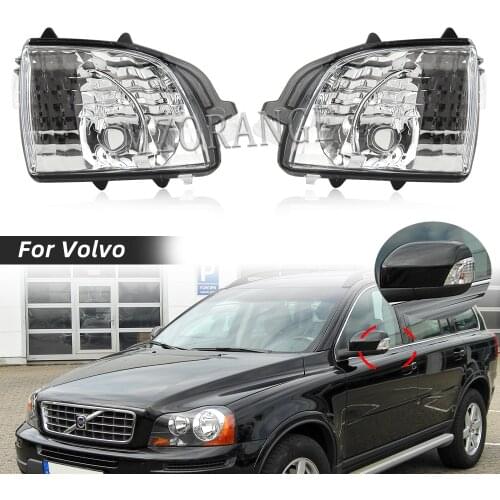Rearview Mirror Turn Signal Light for Volvo XC70 2008-2012 XC90 2007-2014 Front Door Wing Rear View Side Mirror Lamp Indicator