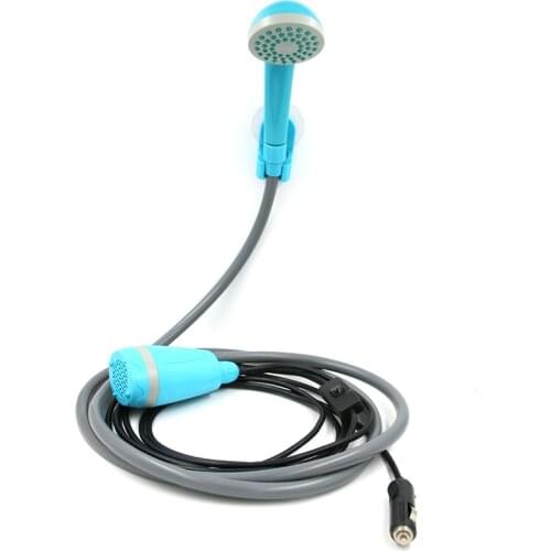 Outdoor camping 12V Electric Outdoor Shower equipment Portable High Pressure Car Shower Travel Universal bathing Set Pet Washer