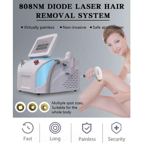 2021 Latest Portable 808nm Diode Laser Machine For Hair Removal Skin Rejuvenation Permanent Remover