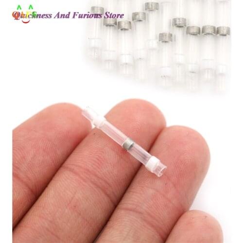 10Pcs 26-24AWG Waterproof Solder Sleeve Heat Shrink Butt Wire Splice Connector